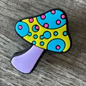 Psychedelic Mushroom Shoe Charm CROCS Jibbitz 5/$20